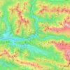 Chiusaforte topographic map, elevation, terrain