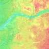 Inčukalna novads topographic map, elevation, terrain