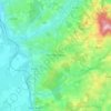 Bourbon-Lancy topographic map, elevation, terrain