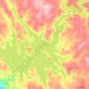 Carters Lake topographic map, elevation, terrain