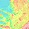 Benzie County topographic map, elevation, terrain