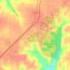 Avoca topographic map, elevation, terrain