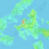 Shelter Island Heights topographic map, elevation, terrain