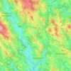 Oepping topographic map, elevation, terrain