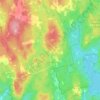 Canaan topographic map, elevation, terrain