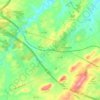 Fishersville topographic map, elevation, terrain