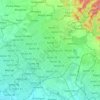 Chandigarh topographic map, elevation, terrain