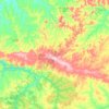Nova Santa Helena topographic map, elevation, terrain