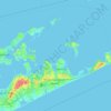 Town of East Hampton topographic map, elevation, terrain