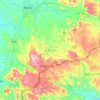 Mubi South topographic map, elevation, terrain