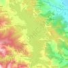 Plastiras (Tavropos) Lake topographic map, elevation, terrain