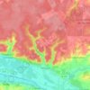 Panzoult topographic map, elevation, terrain