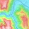 Boisse-Penchot topographic map, elevation, terrain