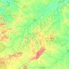 Jaru topographic map, elevation, terrain