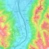 Schaan topographic map, elevation, terrain
