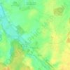 Étrechet topographic map, elevation, terrain