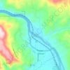 Clearwater River topographic map, elevation, terrain