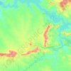 Cabeza del Buey topographic map, elevation, terrain