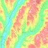 Town of Edmeston topographic map, elevation, terrain