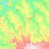 Dois Irmãos do Buriti topographic map, elevation, terrain