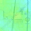 Arcola topographic map, elevation, terrain
