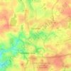 Gouesnou topographic map, elevation, terrain