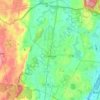 Cheshire topographic map, elevation, terrain