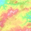 Alà dei Sardi topographic map, elevation, terrain