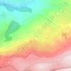 Qobbayaa topographic map, elevation, terrain