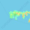 Isla Hermite topographic map, elevation, terrain