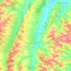 Simorre topographic map, elevation, terrain