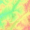 Madison County topographic map, elevation, terrain