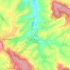 Coudray-au-Perche topographic map, elevation, terrain