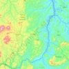 Gisagara topographic map, elevation, terrain
