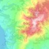 Cùllieri/Cuglieri topographic map, elevation, terrain