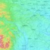 Sagamihara topographic map, elevation, terrain