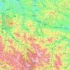 平利县 topographic map, elevation, terrain