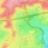 Chaineux topographic map, elevation, terrain