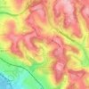 Braddock Hills topographic map, elevation, terrain
