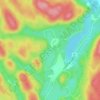 Lac à la Pêche topographic map, elevation, terrain