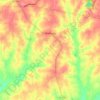 Wallburg topographic map, elevation, terrain