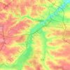 Lublin topographic map, elevation, terrain