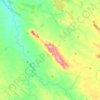 Hornachos topographic map, elevation, terrain