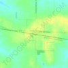 Yates City topographic map, elevation, terrain