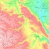 Chupaca topographic map, elevation, terrain