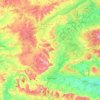 East Hampshire topographic map, elevation, terrain