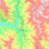 片马镇 topographic map, elevation, terrain