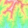 Moclinejo topographic map, elevation, terrain