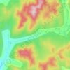 Belvidere topographic map, elevation, terrain