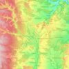 Villingen topographic map, elevation, terrain